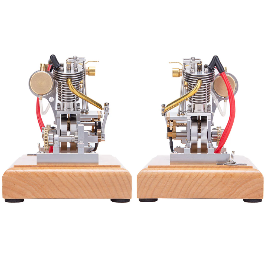 h08 hoglet v2 engine 4.2cc ohv v twin four stroke gasoline engine mini retro motorcycle engine model with pedal start h08 hoglet v2 engine 4.2cc ohv v twin four stroke gasoline engine mini retro motorcycle engine model with pedal start